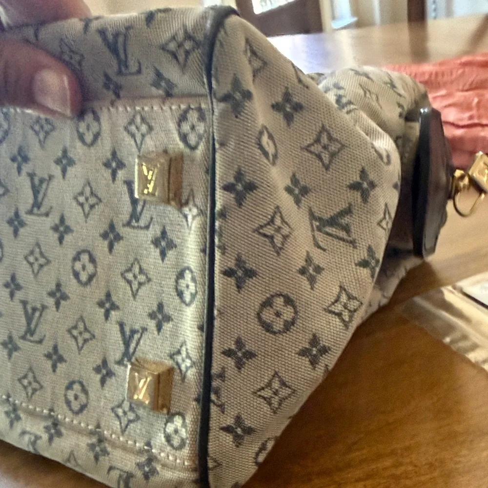 Louis Vuitton Mini Lin Canvas Satchel - Picture 10 of 12